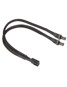 0,2 mt 3-Pin Y sleeve nero