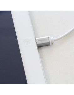 1,00 mt Apple Lightning / USB, Silver 2