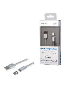 1,00 mt USB A - USB-C con magnetic adapter 2