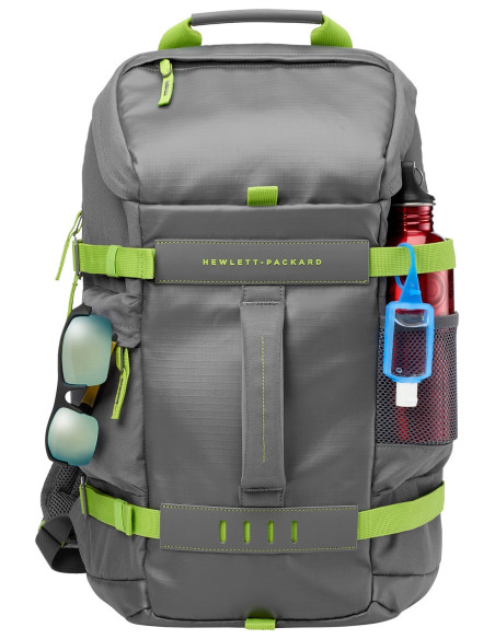 15.6" Zaino per laptop Odyssey Sport Backpack, gray and green, polyester 15.6" Zaino per laptop Odyssey Sport Backpack, gray and green, polyester