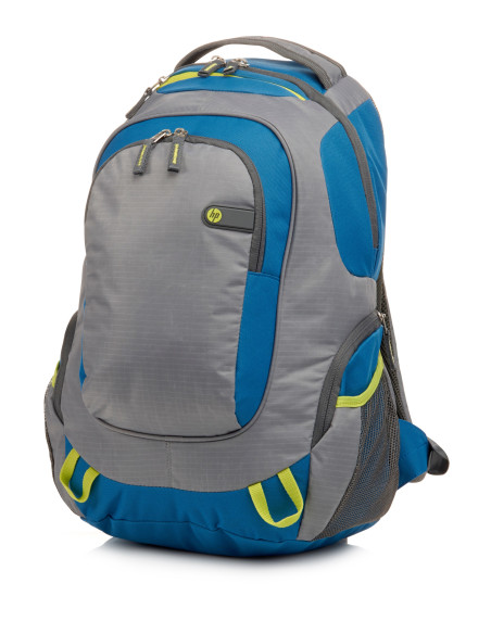 15.6" Zaino per laptop, Outdoor Sport Backpack, blue and grey