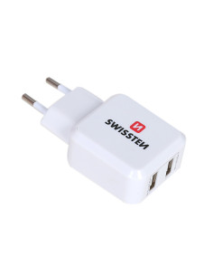 2,4A 5V 2x USB Bianco 2