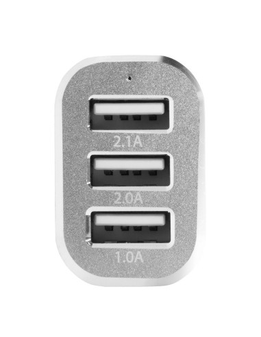 5.1A 5V 3x USB (2.1/2/1), Nero