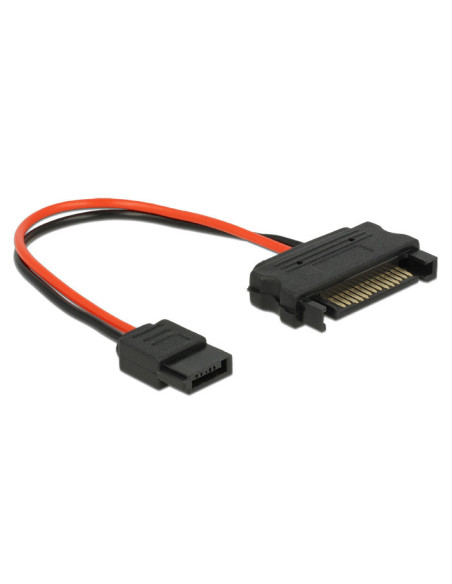 0,10 mt Alimentazione Slim 6pin -- SATA 15pin