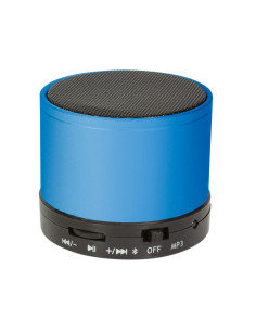 Bluetooth speaker con MP3 player e microfono, blue