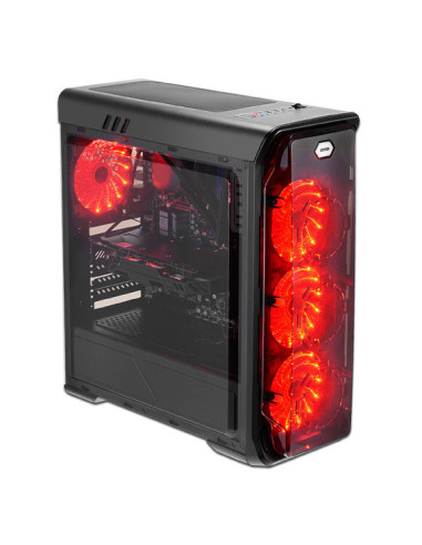 Red Typhoon Black/Red Led