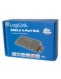 USB 2.0 Hub, 4-Port, Metal 2
