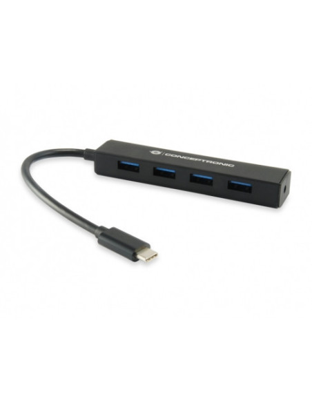 USB3.1 Type-C -- 4x Type-A nero