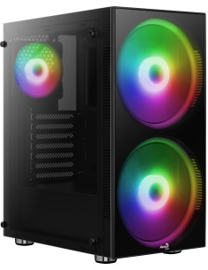Python RGB Vetro Temperato 2 ventole 20cm Midi-Tower