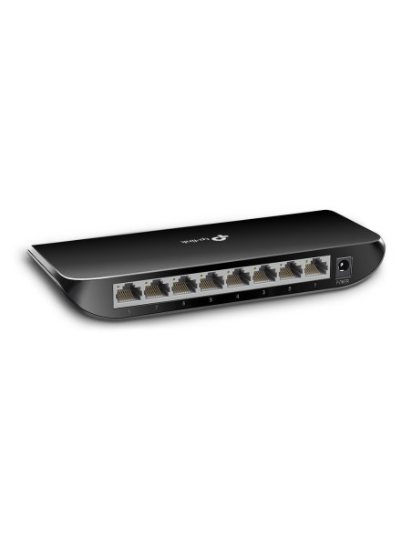 8-Port Gigabit Ethernet (10/100/1000) Black