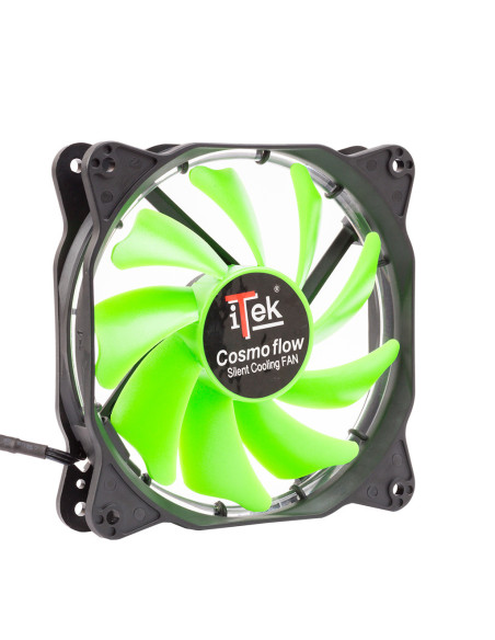 120mm Cosmo Flow Silent Fan - Green