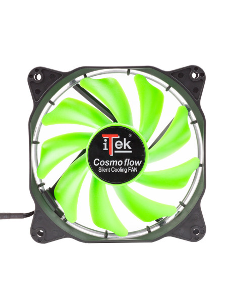 120mm Cosmo Flow Silent Fan - Green