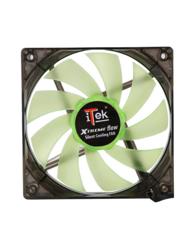 120mm Xtreme Flow Silent Fan - Green