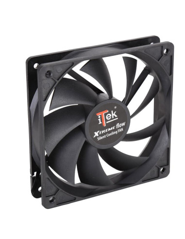 120mm Xtreme Flow Silent Fan - Black