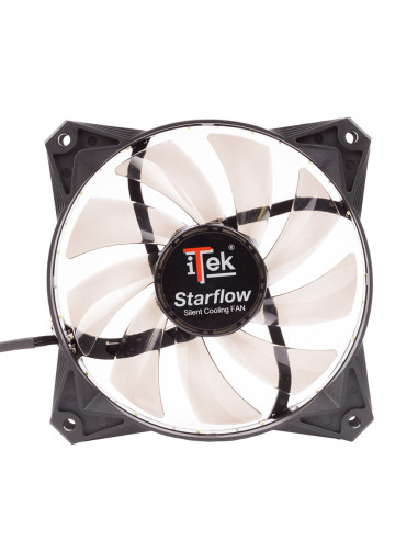 120mm Star Flow Silent Fan - White