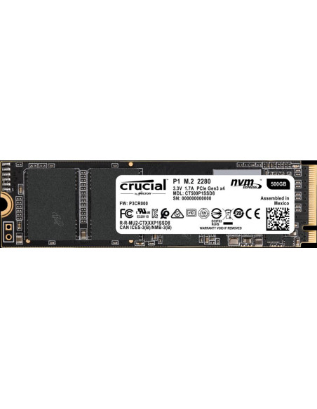 500GB NVMe PCIe 3.0
