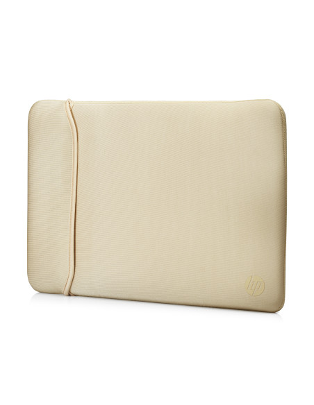 14" Sleeve for laptop, Reversible, gold/black, neoprene 14" Sleeve for laptop, Reversible, gold/black, neoprene