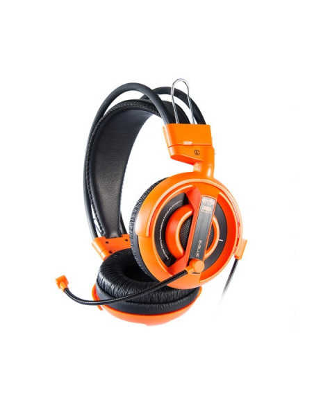 Cobra I, headphones with microphone, orange