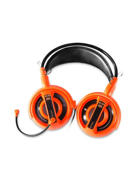 Cobra I, headphones with microphone, orange