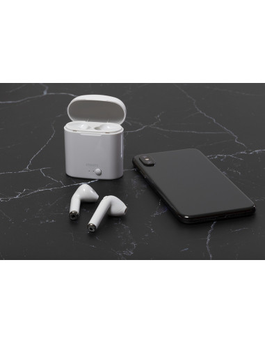 True Wireless Grand semi-in-ear, 350mAh case Bianco