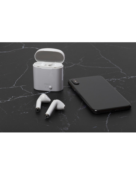 True Wireless Grand semi-in-ear, 350mAh case Bianco True Wireless Grand semi-in-ear, 350mAh case Bianco
