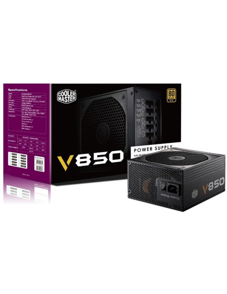850W V850 80+ Gold Full-Modular 100% Japanese capactiors