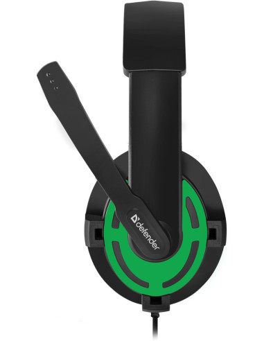 WARHEAD G-300, Cuffie con microfono, nero/verde