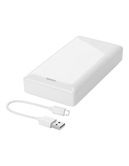 20.000 mAh 2xUSB 2.1A Bianco