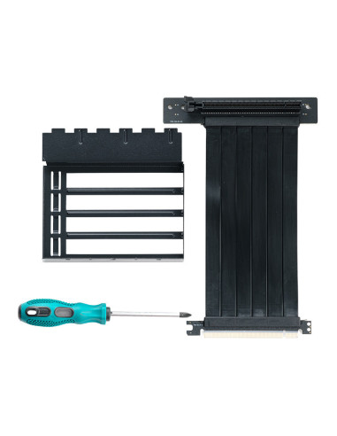 Bracket PCI Verticale + Estensione cavo per posizionamento VGA verticale su case VERTIBRA e MAJES