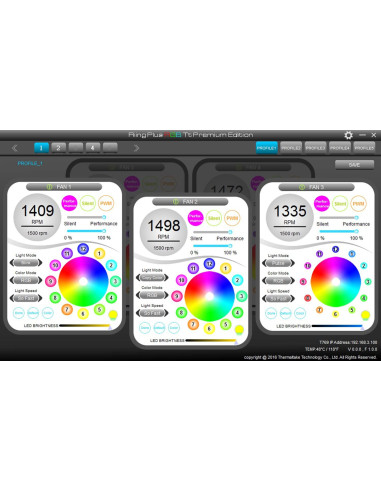 Riing Plus 12 RGB Radiator Fan TT Premium Edition (5 Fan Pack)