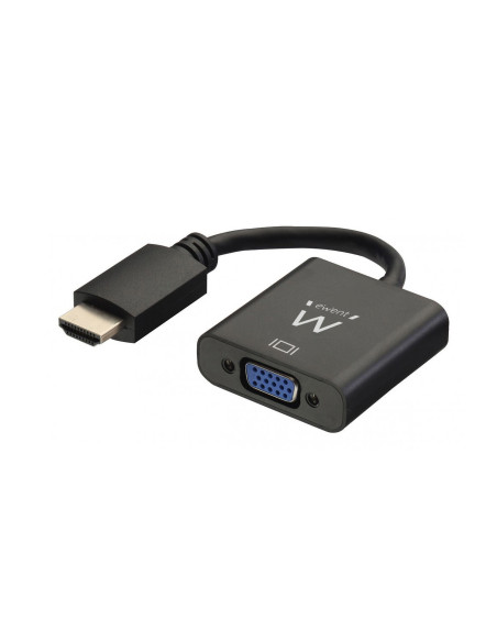 Video Cable Adapter HDMI VGA, 3.5mm Black