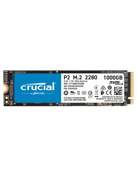 1TB P2 PCIe 3.0 NVMe