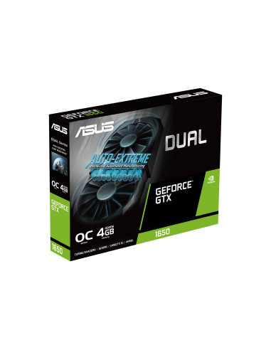 4GB GeForce GTX 1650 Dual DUAL-GTX1650-O4GD6-P