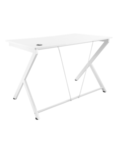 Gaming Desk bianco (116x75x75)cm
