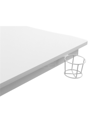 Gaming Desk bianco (116x75x75)cm