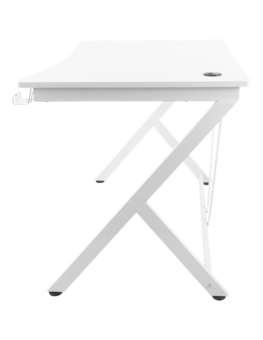 Gaming Desk bianco (116x75x75)cm