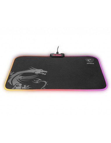 AGILITY GD60 RGB Pro Gaming Mousepad '386mm x 290mm, Pro Gamer Silk Surface, Iconic Dragon design, Anti-slip and shock-absorbin