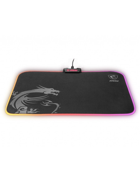 AGILITY GD60 RGB Pro Gaming Mousepad '386mm x 290mm, Pro Gamer Silk Surface, Iconic Dragon design, Anti-slip and shock-absorbin