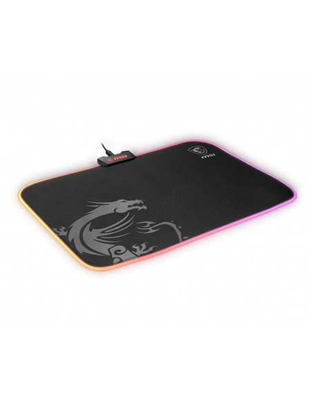 AGILITY GD60 RGB Pro Gaming Mousepad '386mm x 290mm, Pro Gamer Silk Surface, Iconic Dragon design, Anti-slip and shock-absorbin