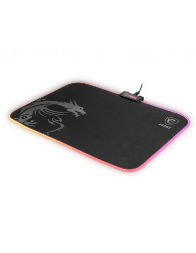 AGILITY GD60 RGB Pro Gaming Mousepad '386mm x 290mm, Pro Gamer Silk Surface, Iconic Dragon design, Anti-slip and shock-absorbin