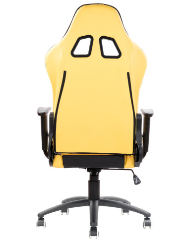 PLAYCOM PM20 Universal gaming chair Padded seat, Black/Yellow