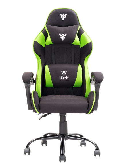 RHOMBUS FF10 Universal gaming chair Mesh seat, Black/Green RHOMBUS FF10 Universal gaming chair Mesh seat, Black/Green