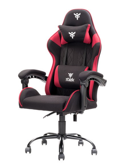 RHOMBUS FF10 Universal gaming chair Mesh seat, Black/Red RHOMBUS FF10 Universal gaming chair Mesh seat, Black/Red