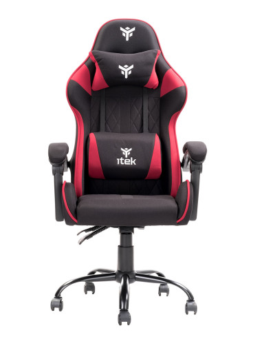 RHOMBUS FF10 Universal gaming chair Mesh seat, Black/Red
