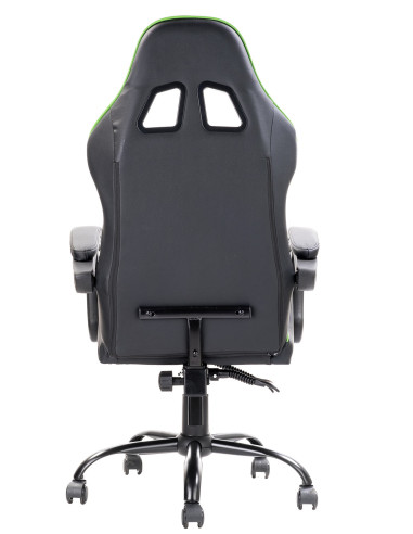 RHOMBUS PF10 Universal gaming chair Padded seat, Black/Green
