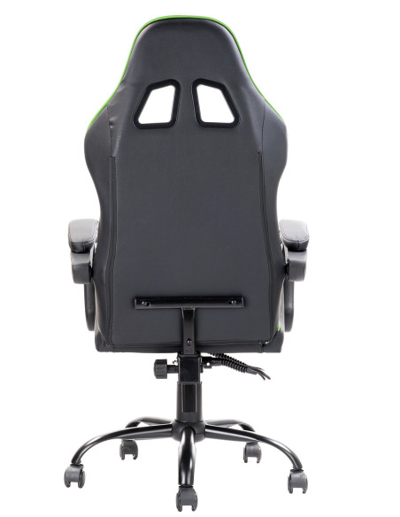 RHOMBUS PF10 Universal gaming chair Padded seat, Black/Green