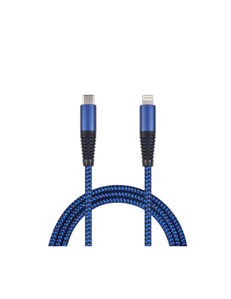 1,00 mt Cavo USB Type-C/Lightning Blu 1,00 mt Cavo USB Type-C/Lightning Blu