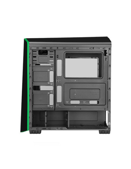 ORIGIN Black/Green MidiTower 2x120mm Ventole Led Verde