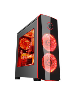 ORIGIN Black/Red  MidiTower 2x120mm Ventole Led Rosso