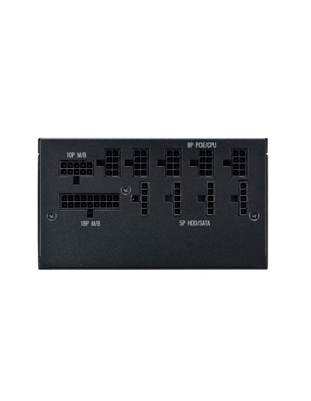 750W V750 Gold-V2 80+ Full-Modular Ventola FDB Silenziosa 135mm Modalità Semi-Fanless Black Edition